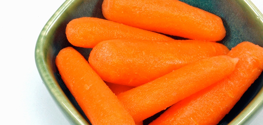 One serving of baby carrots
