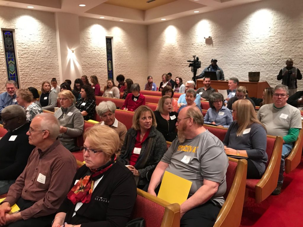 Part of the close to 150 participants in the Indy Hunger Network's Pantry Summit 2019