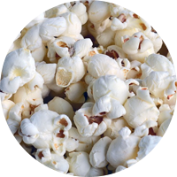 Popcorn in a circle photo